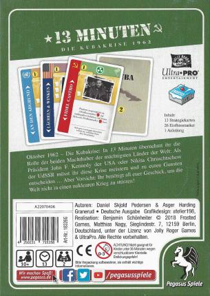 13 Minuten &ndash; Die Kubakrise 1962 Rückseite