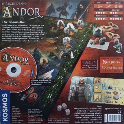 Andor &ndash; Bonusbox Rückseite