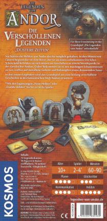 Andor &ndash; Die verschollenen Legenden: Düstere Zeiten Rückseite