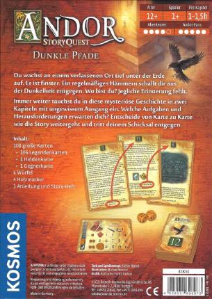 Andor &ndash; Dunkle Pfade Rückseite