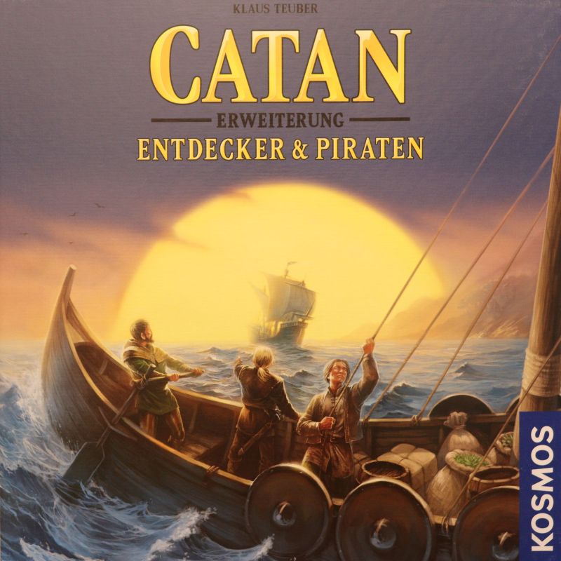 Catan: Entdecker und Piraten Cover des Brettspiels 'Catan: Entdecker und Piraten'