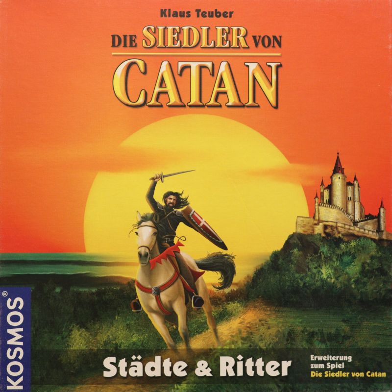 Catan: Erweiterung - Städte und Ritter Cover des Brettspiels 'Catan: Erweiterung - Städte und Ritter'