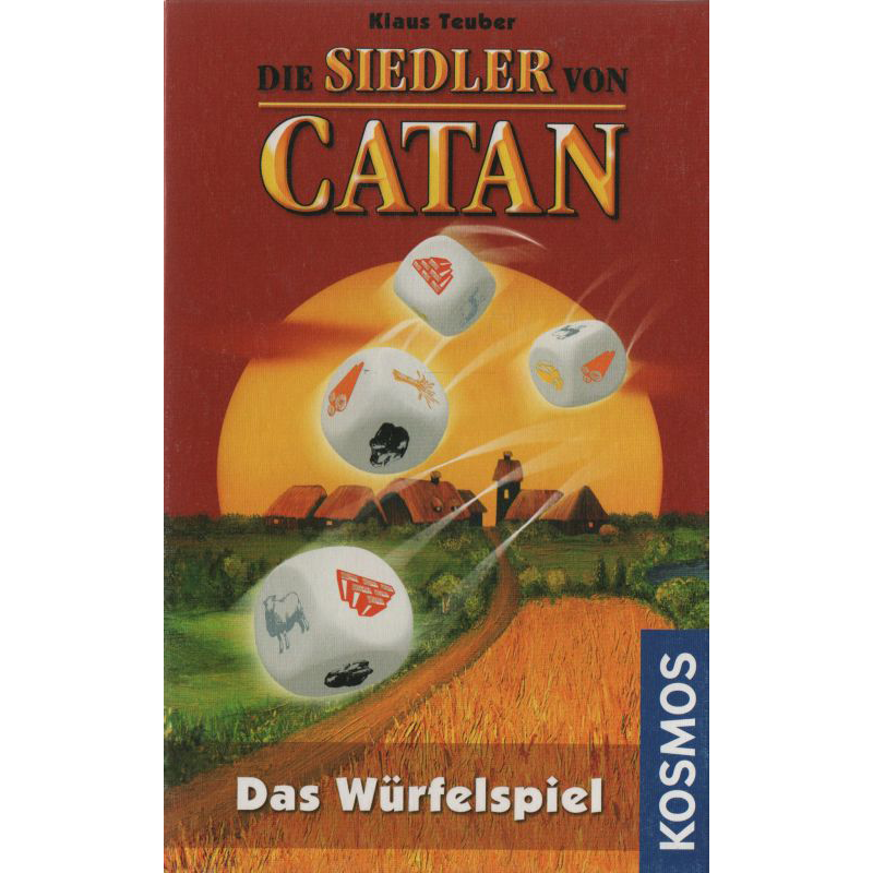 Catan: Erweiterung - Händler und Barbaren Cover des Brettspiels 'Catan: Die Siedler von Catan - Das Würfel'