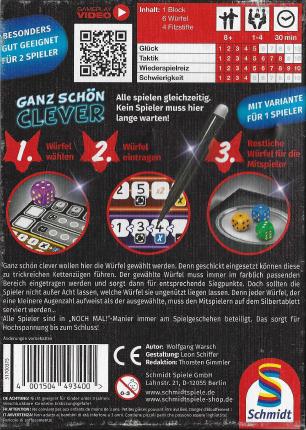 Ganz schön clever Rückseite