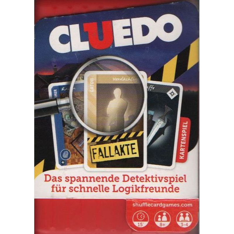 Cluedo Fallakte Cover des Brettspiels 'Cluedo Fallakte'