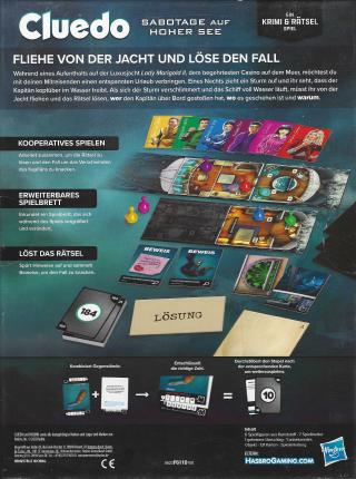 Cluedo &ndash; Sabotage auf hoher See Rückseite