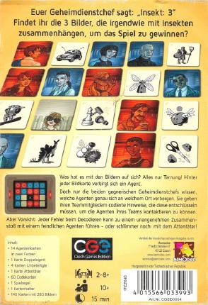 Codenames &ndash; Pictures Rückseite