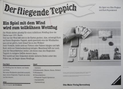 Der fliegende Teppich Rückseite