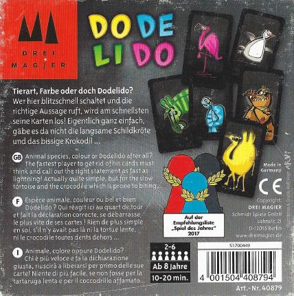 Dodelido Rückseite