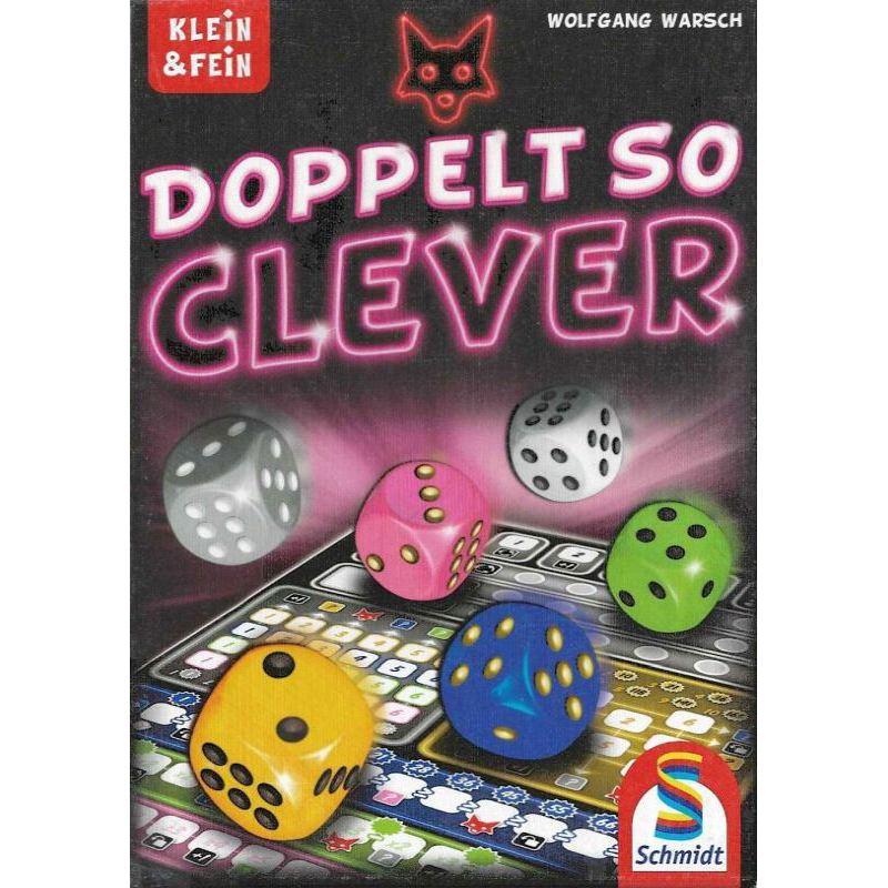 Doppelt so clever Cover des Brettspiels 'Doppelt so clever'