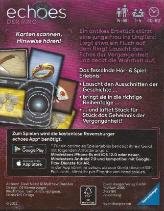 Echoes &ndash; Der Ring Rückseite