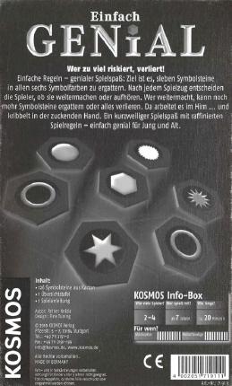Einfach genial Rückseite