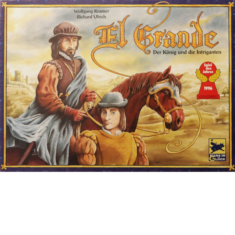 El Grande - Der König und die Intriganten Cover des Brettspiels 'El Grande - Der König und die Intriganten'