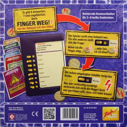 Finger weg Rückseite