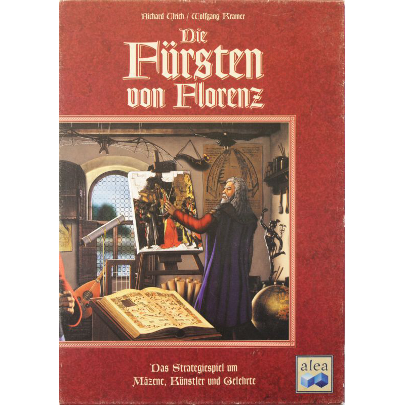 Die Fürsten von Florenz Cover des Brettspiels 'Die Fürsten von Florenz'