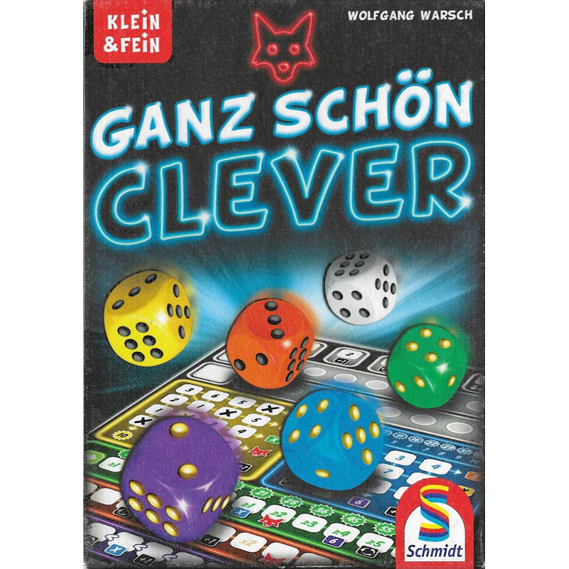 Ganz schön clever Cover des Brettspiels 'Ganz schön clever'