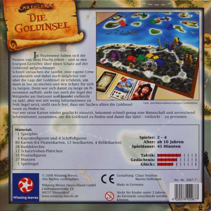 Cartagena - Die Goldinsel Rückseite