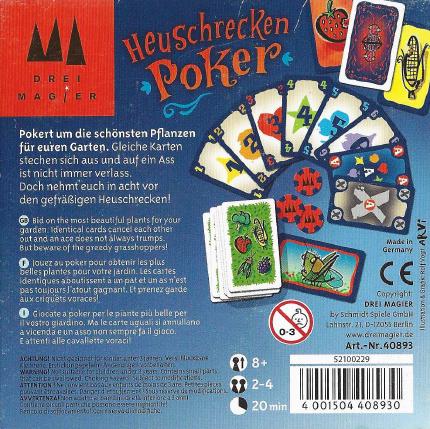 Heuschrecken-Poker Rückseite