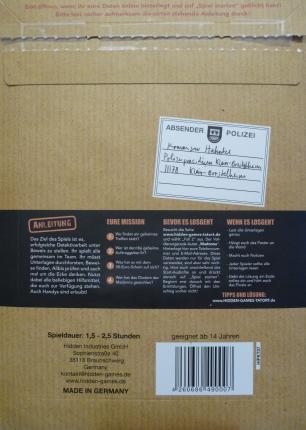 Hidden Games - Fall 2: Das Diadem der Madonna Rückseite