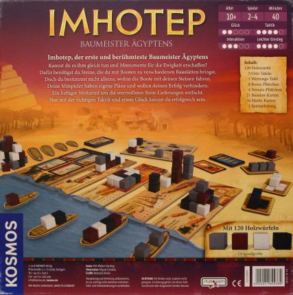 Imhotep - Baumeister Ägyptens Rückseite