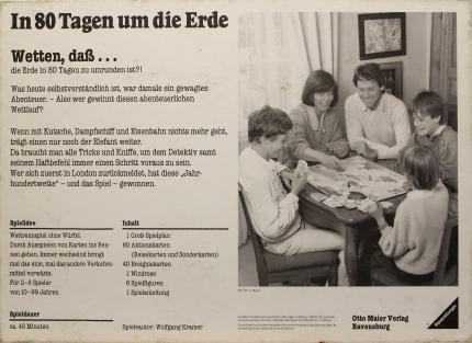 In 80 Tagen um die Erde Rückseite