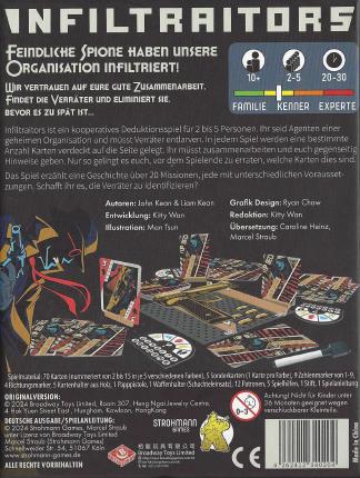 Infiltraitors Rückseite