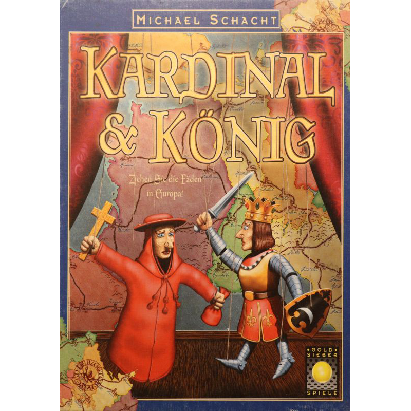 Kardinal und König - Ziehen Sie die Fäden in Europa Cover des Brettspiels 'Kardinal und König - Ziehen Sie die Fäden in Europa'