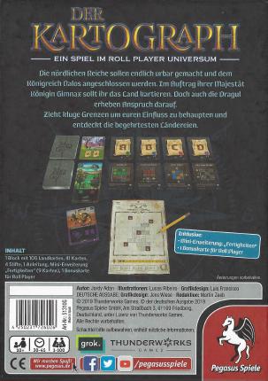 Der Kartograph Rückseite