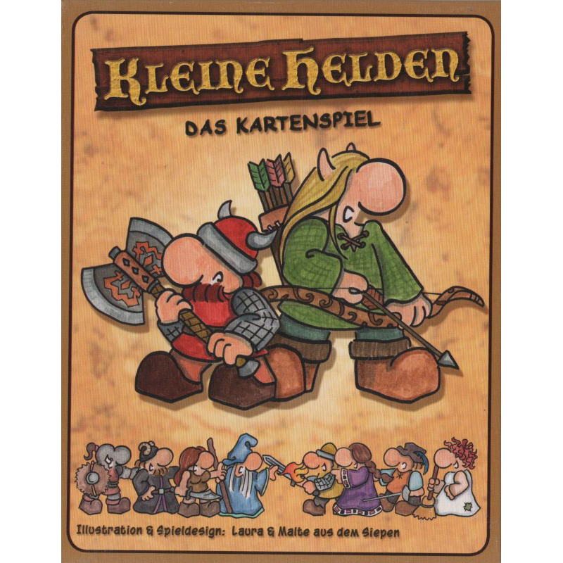 Kleine Helden – Das Kartenspiel Cover des Brettspiels 'Kleine Helden – Das Kartenspiel'