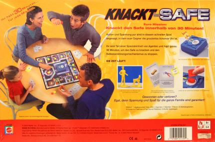 Knackt den Safe Rückseite