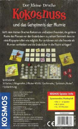 Der kleine Drache Kokosnuss und das Geheimnis der Mumie Rückseite