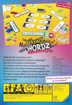 Krazy Wordz Rückseite