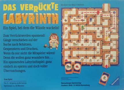 Das verrückte Labyrinth Rückseite