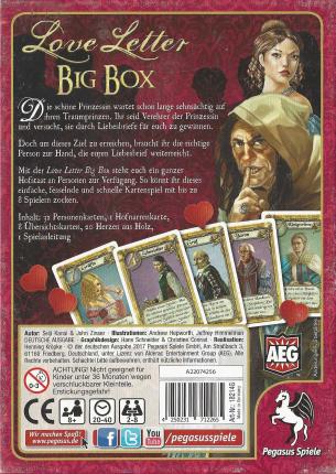 Love Letter Bigbox Rückseite