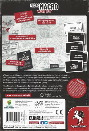 Micro Macro &ndash; Crime City Rückseite
