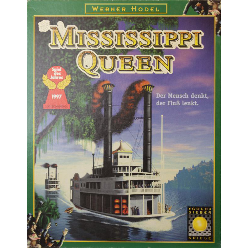 Mississippi Queen Cover des Brettspiels 'Mississippi Queen'