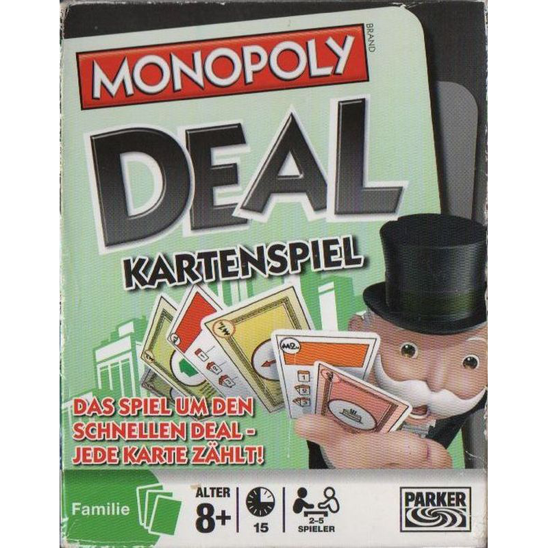 Monopoly Deal Cover des Brettspiels 'Monopoly Deal'