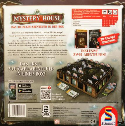 Mystery House Rückseite