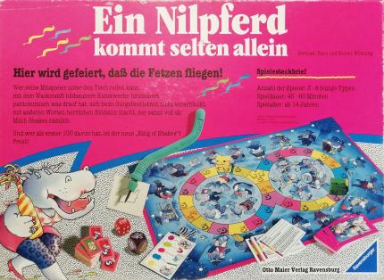 Ein Nilpferd kommt selten allein Rückseite