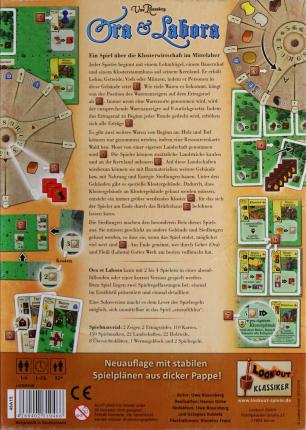 Ora et Labora Rückseite