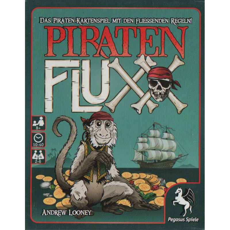 Piraten Fluxx Cover des Brettspiels 'Piraten Fluxx'