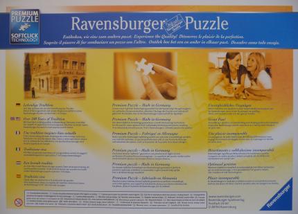 Puzzle Kandinsky Konzentrische Ringe - 1500 Teile Rückseite