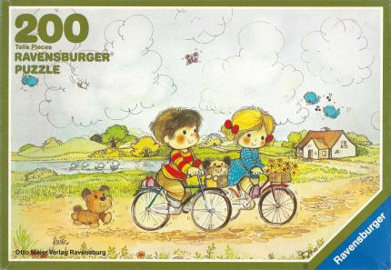 Puzzle Fahrradausflug - 200 Teile Cover