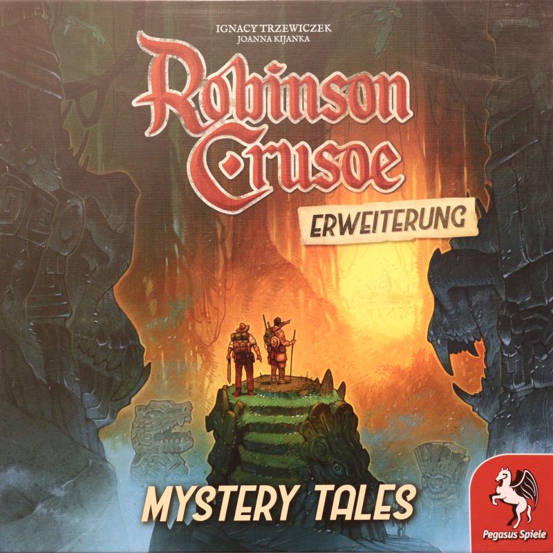 Robinson Crusoe Cover des Brettspiels 'Robinson Crusoe – Mystery Tales'