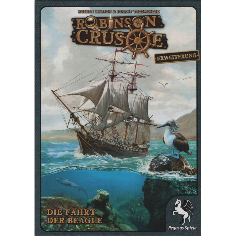 Robinson Crusoe - Die Fahrt der Beagle Cover des Brettspiels 'Robinson Crusoe - Die Fahrt der Beagle'