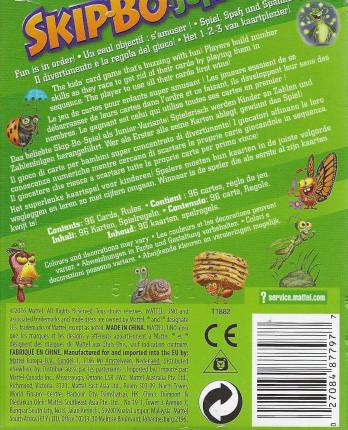 Skip-Bo Junior Rückseite