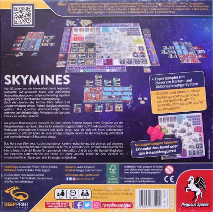 Skymines Rückseite