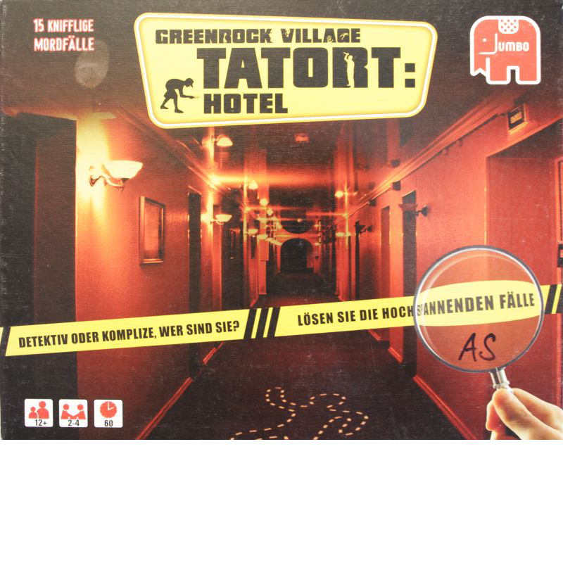 Tatort Hotel Cover des Brettspiels 'Tatort Hotel'