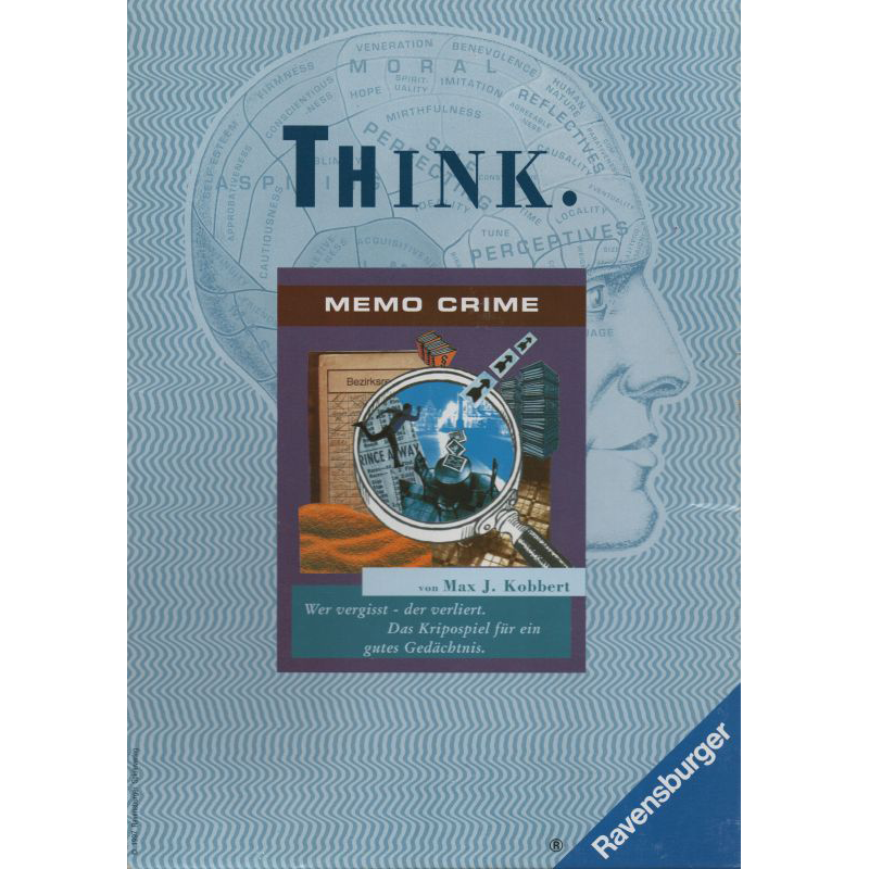 Think. Memo Crime Cover des Brettspiels 'Think. Memo Crime'