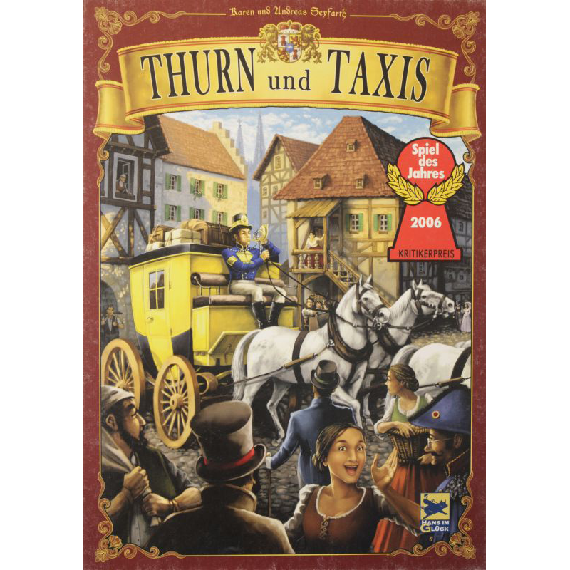 Thurn und Taxis Cover des Brettspiels 'Thurn und Taxis'